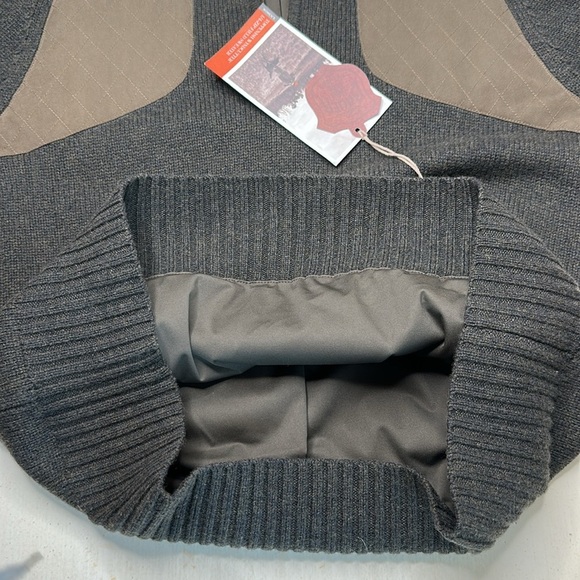 NWT Eddie Bauer Toppenish Windcutter 1/4 Zip Field Merino Wool Sweater Size L - Picture 10 of 15